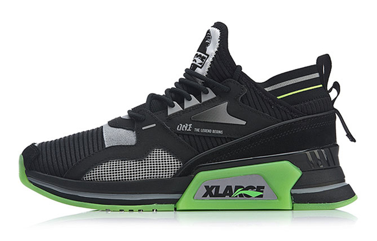 LiNing Mid top Casual Shoes Men's Black