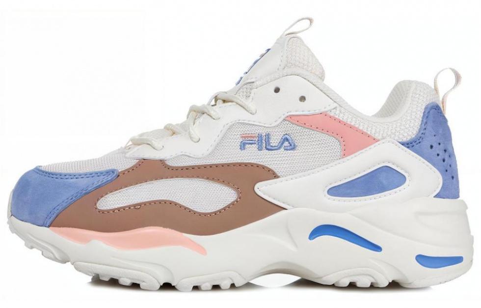FILA Tracer Retro Running Shoes Brown/Blue/Pink