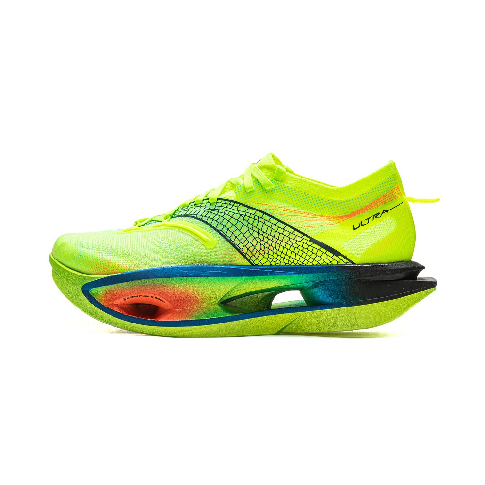 LINING Feidian 5 ULTRA Running Shoes Unisex Low top Neon Bright Green
