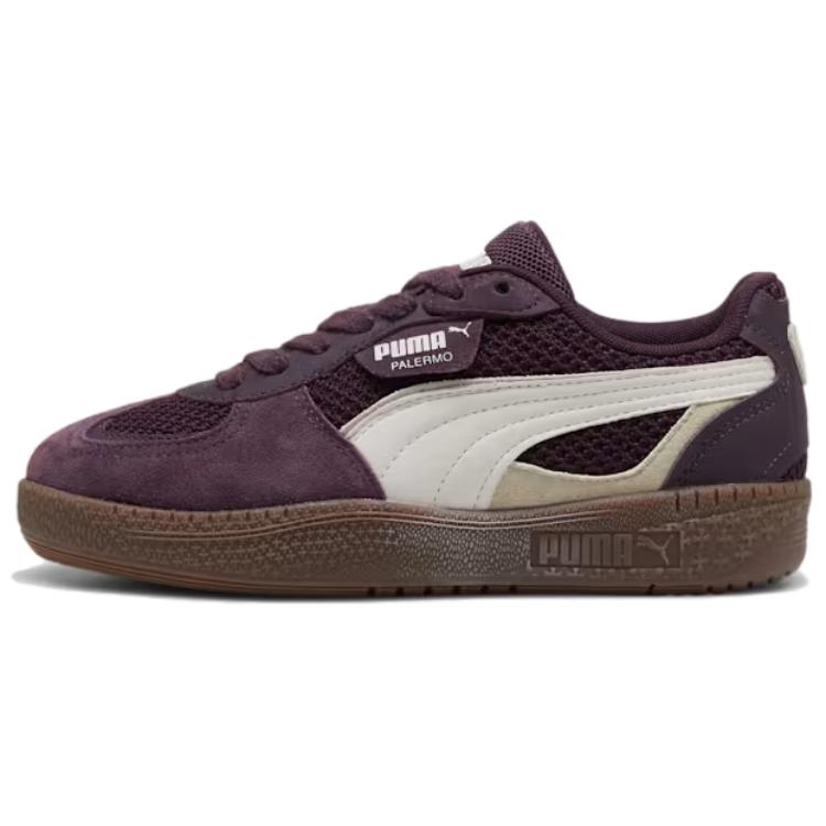 PUMA Palermo Slip Resistant Low Top Casual Shoes Unisex Purple