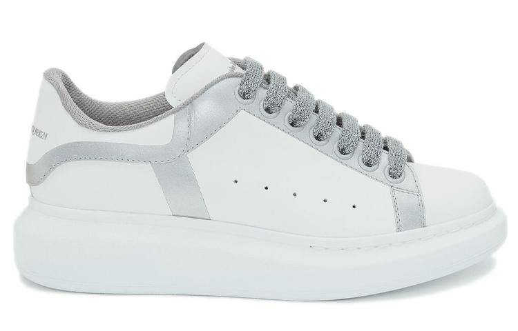 Alexander McQueen Oversized Sneakers 'White Silver' Women's