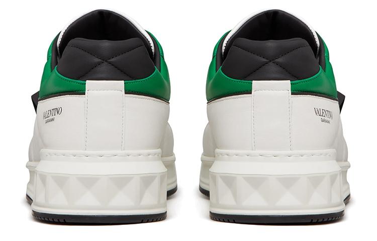 Valentino One Stud Low 'White Green' купить в интернет-магазине Yoocart с быстрой доставкой по России.