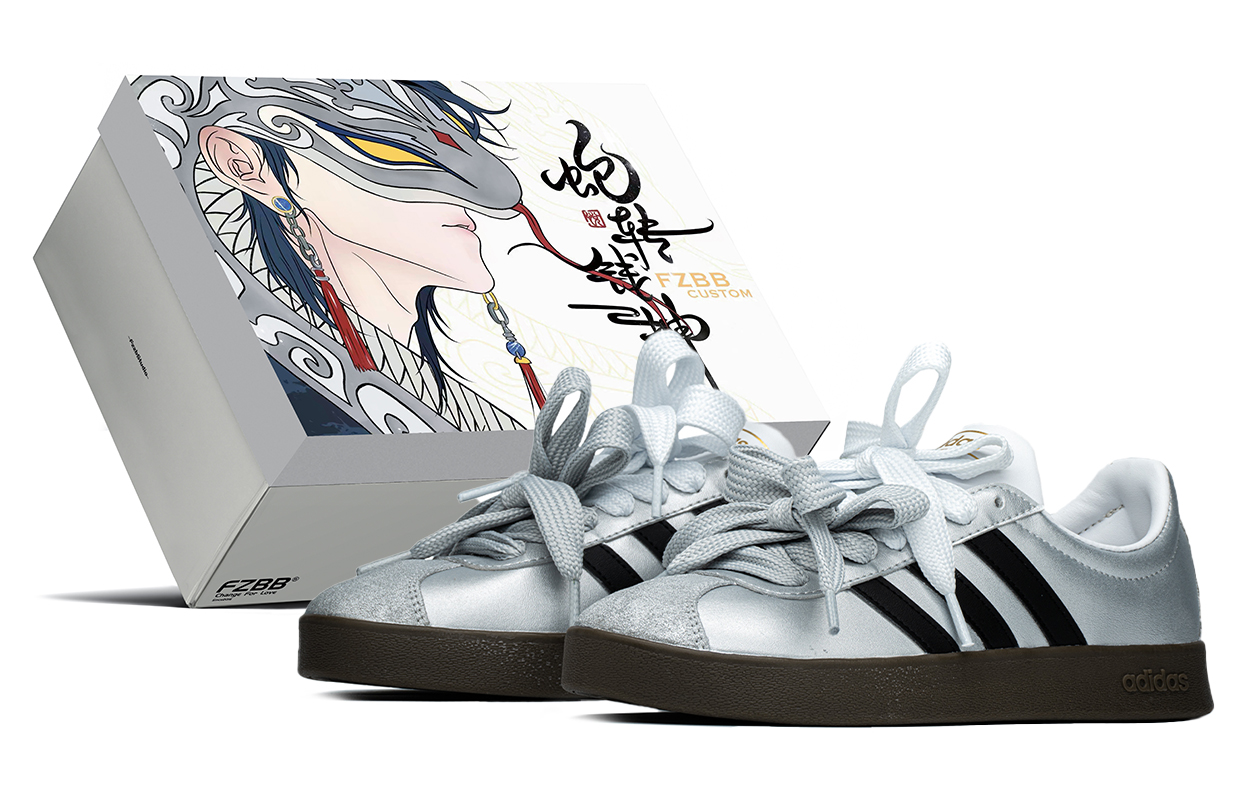 Adidas Neo Vl Court Classic Skateboard Shoes Unisex Low-Top Silver купить в интернет-магазине Yoocart с быстрой доставкой по России.