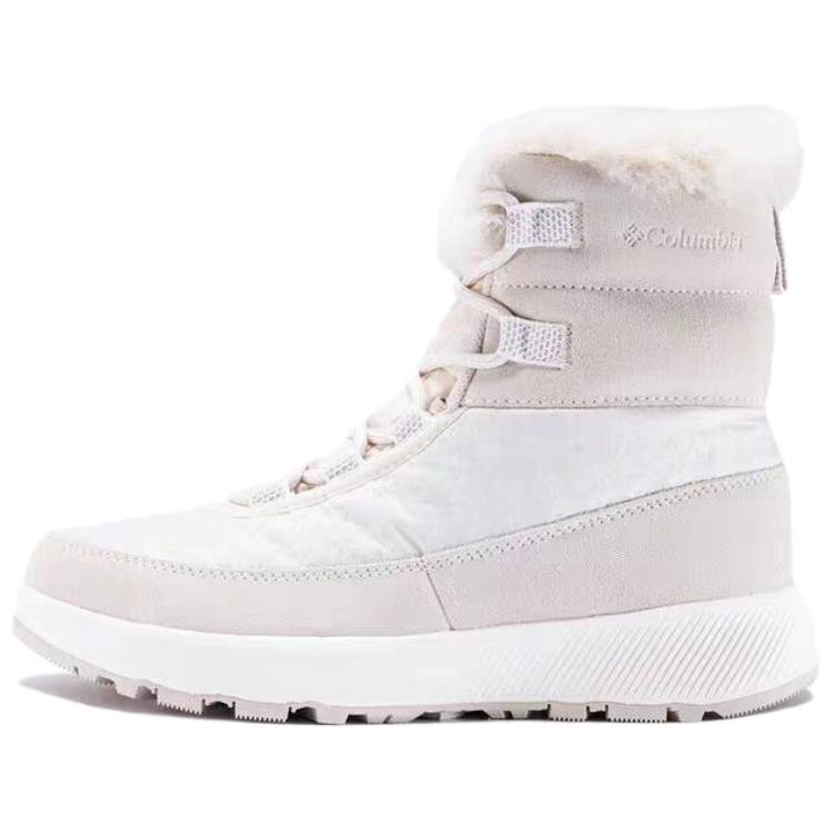 Columbia Slopeside Warm And Water-Resistant Short Snow Boots Women's Beige
