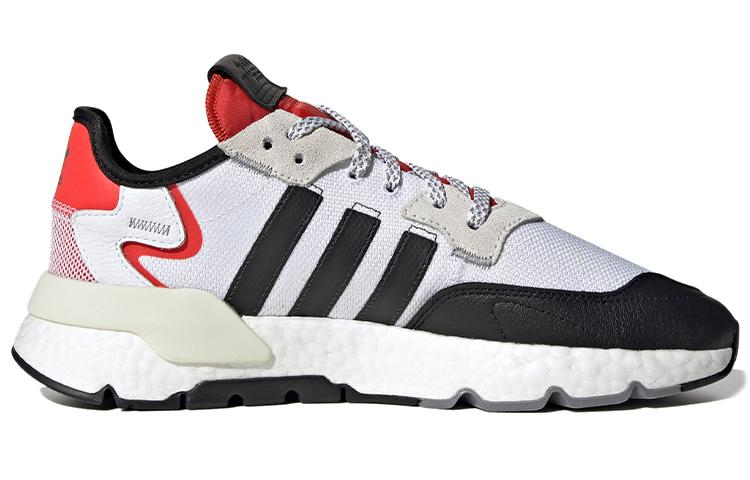 Adidas Nite Jogger White Black Red купить в интернет-магазине Yoocart с быстрой доставкой по России.