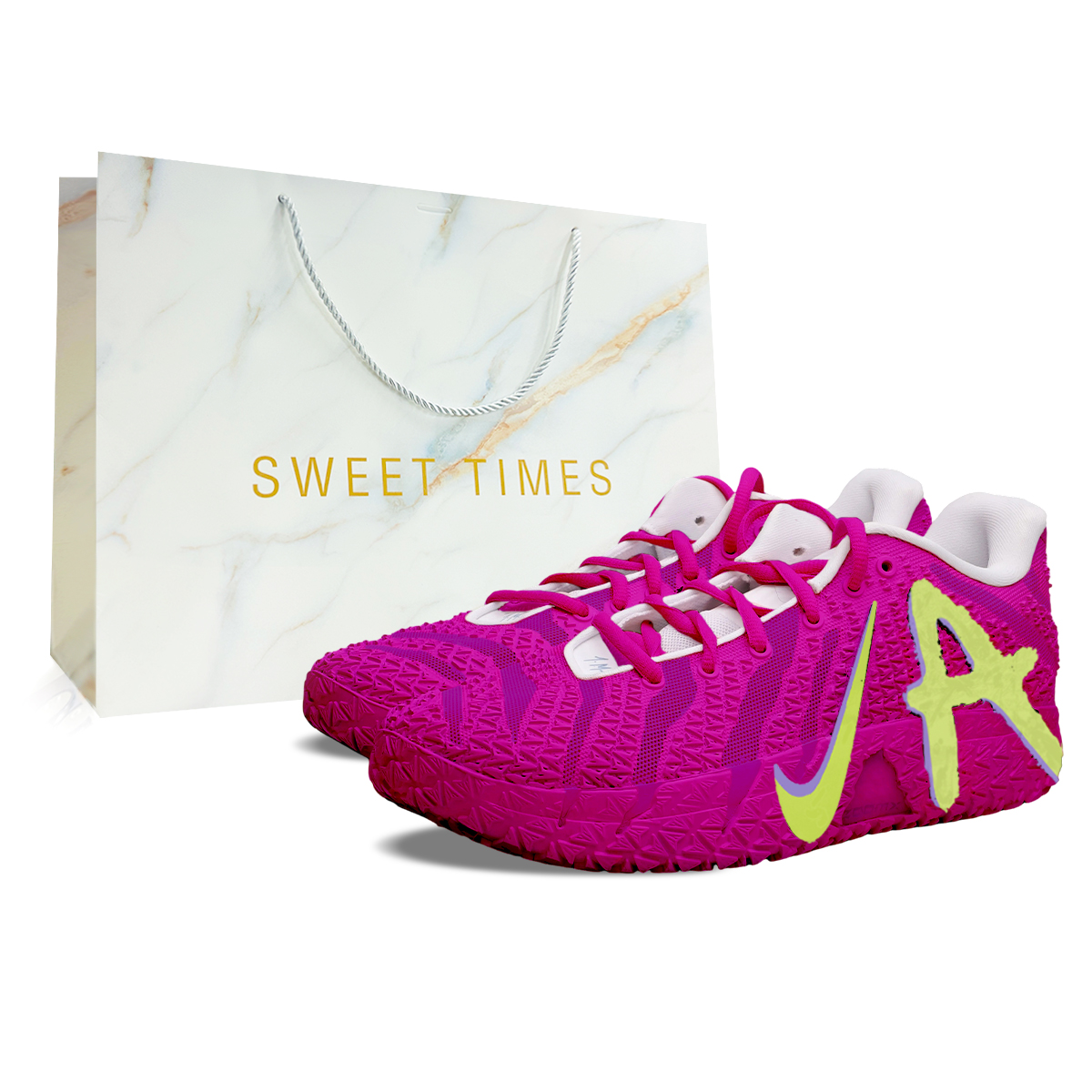 Nike Ja Morant 3 BNK Sparkling Glitter, Court Elf Cushioning Abrasion Resistant Breathable Low top Basketball Shoes