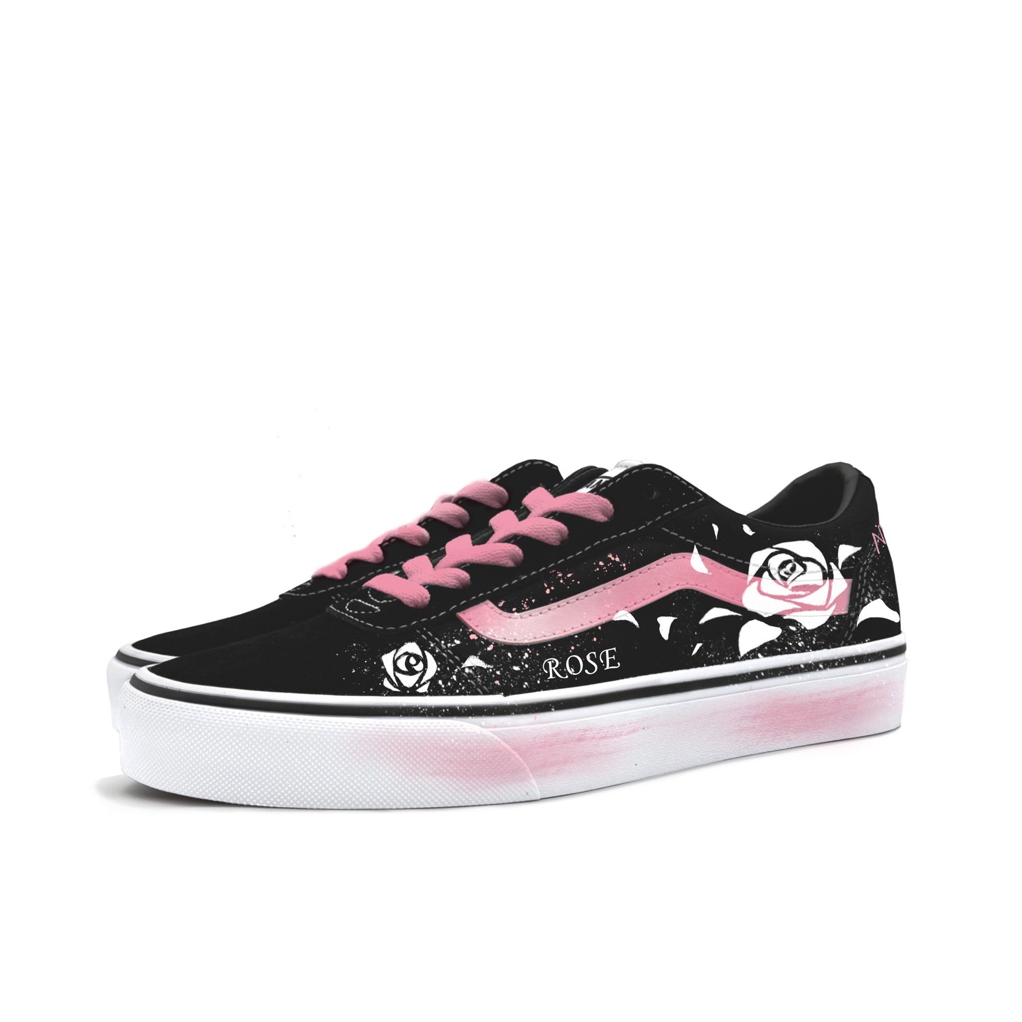 Vans Ward Abrasion Resistant Low Top Skateboard Shoes Unisex Pink купить в интернет-магазине Yoocart с быстрой доставкой по России.