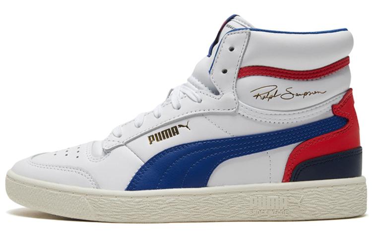 PUMA Ralph Sampson Mid Og White Blue Red