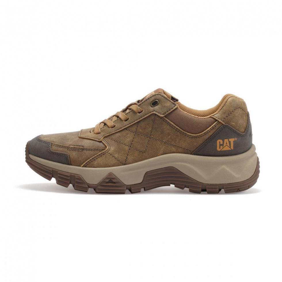 CAT Detours Anti-Slip And Wear-Resistant Water-Resistant Low-Top Outdoor Shoes Men's Umber