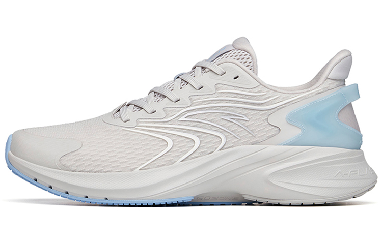 Anta Gazelle 1.0 Cushioning Anti-Slip Wear-Resistant Breathability Low-Top Running Shoes Men's Gray Blue