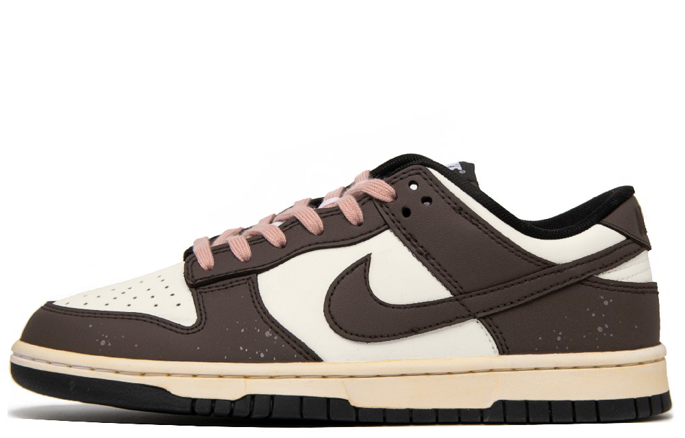 Nike Dunk Mocha Chestnut Anti Slip Wear Resistant Low Top Skateboard Shoes Unisex Brown