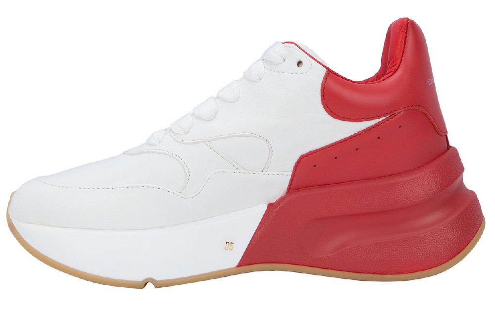 Alexander McQueen Sprint Runner Casual Shoes Women's Low-Top White