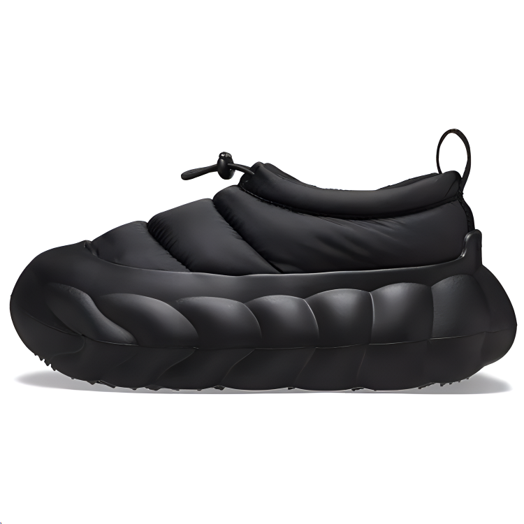 Crocs Overpuff Shorty Black