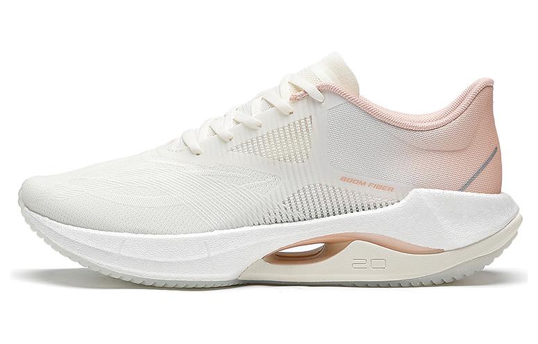 LiNing Super Light 20 Abrasion Resistant Breathable Low Top Casual Running Shoes Women's Peach Orange Pink