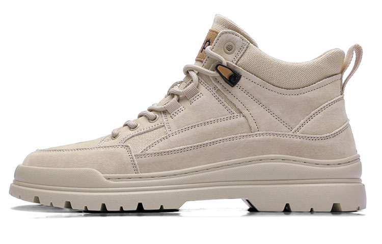 Jeep Ankle Length Martin Boot Men's Apricot