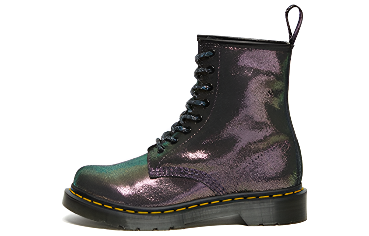 Dr. Martens Dr.Martens 1460 Disco Iridescent Suede Lace Up Boots 'Purple' Women's