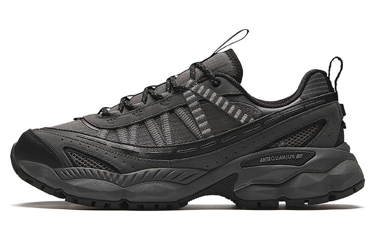 Anta Champion All Weather Series Shock Absorbers Slip Resistant Low top LINING Cloud Casual Running Shoes Men's Black