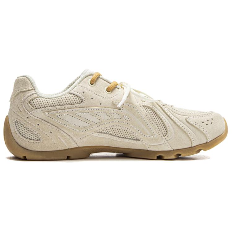 LiNing Cushioning, Wear Resistant Low Top Casual Shoes Women's Ecru/Xuan Paper White купить в интернет-магазине Yoocart с быстрой доставкой по России.