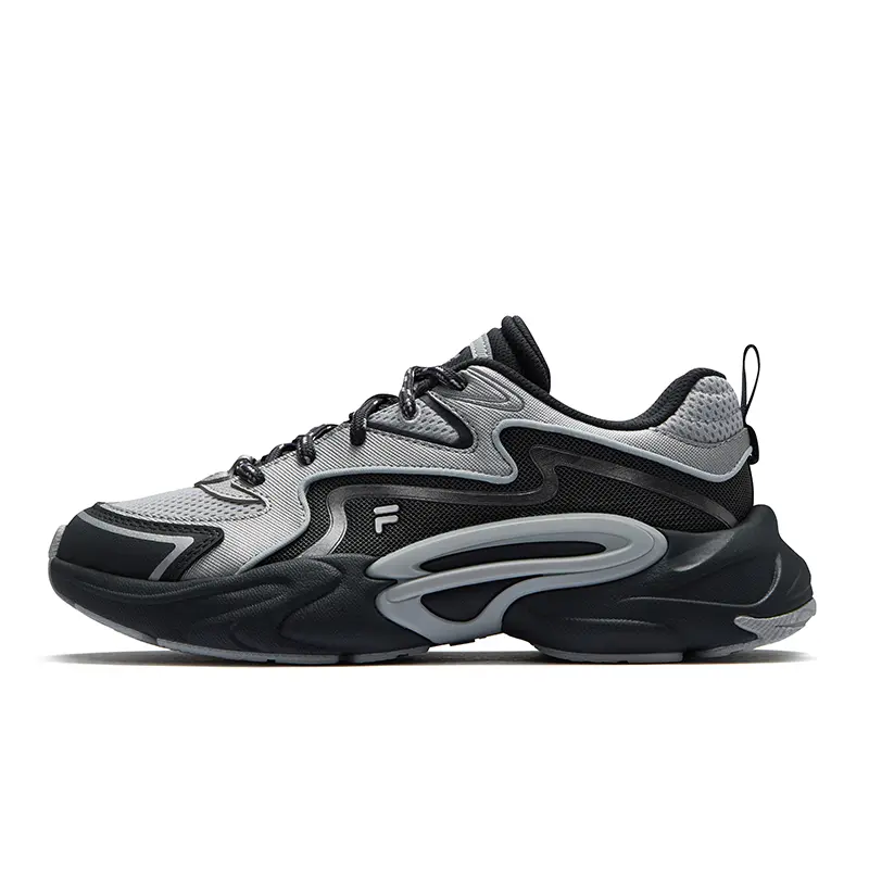 FILA FUSION FORCE DX Low Top Running Shoes Women's Black Gray