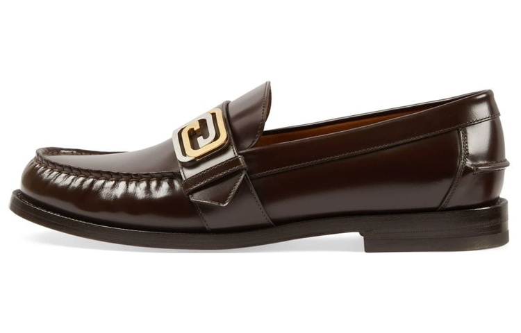 GUCCI Gg Buckle Loafer 'Night Cocoa'