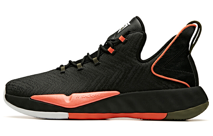 Anta Crazy 3 Low-Top Basketball Shoes Men's Red Black