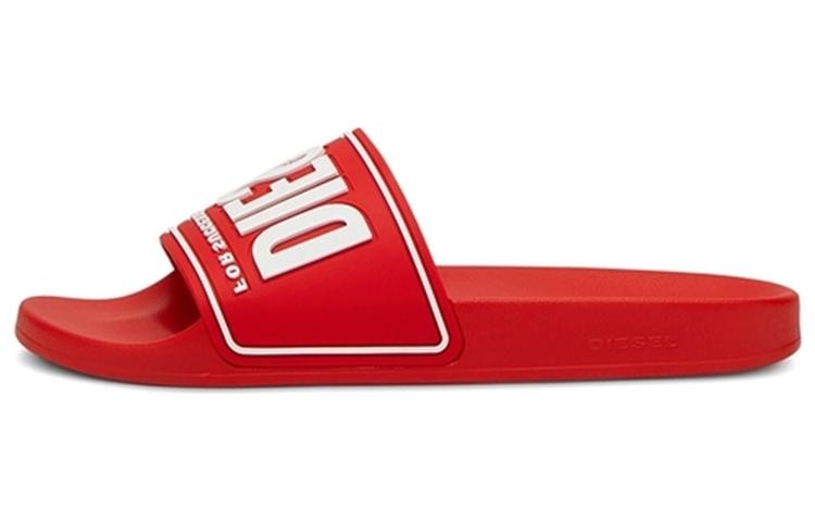 DIESEL Sa Mayemi Cc Logo Embossed Pool Slides