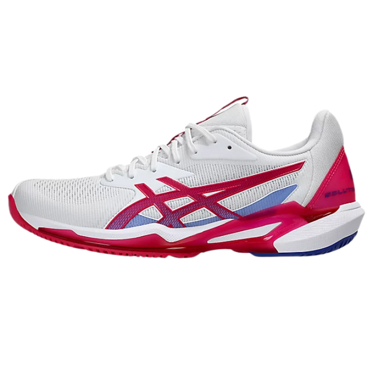 Asics Solution Speed FF 3 Abrasion Resistant Low Top Tennis Shoes Women's Gray Red