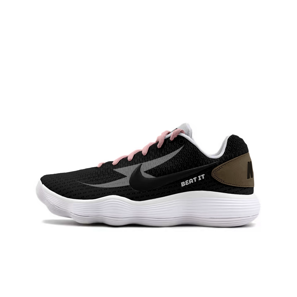 Nike Hyperdunk 2017 Abrasion Resistant Low top Basketball Shoes Men's Black