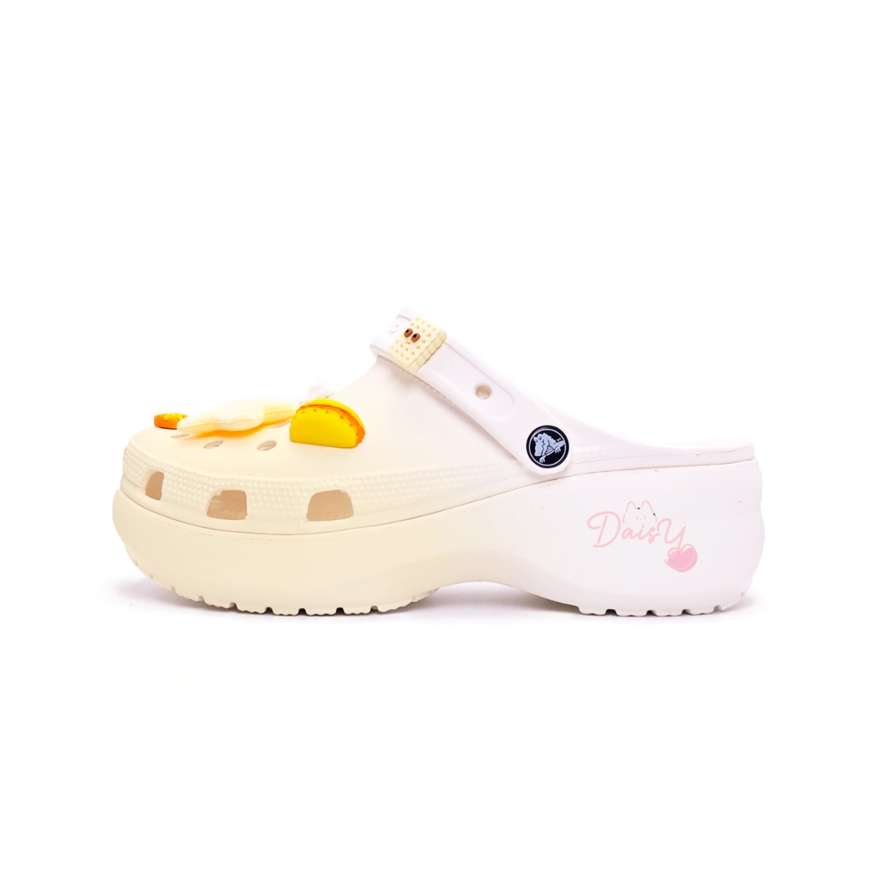 Crocs Classic Platform Clog Butter Kitten Clogs Women's Lemon