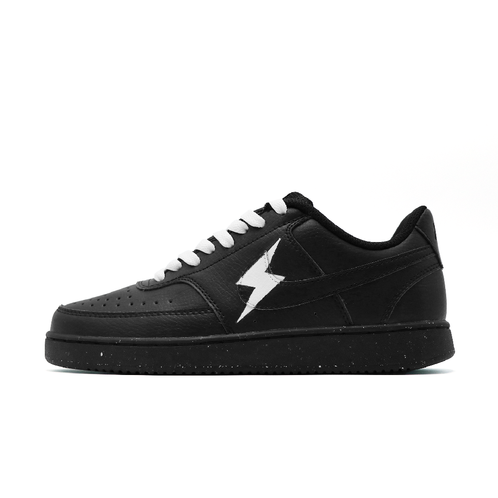 Nike Court Vision Low White Horse Gap Low Top Skateboard Shoes Unisex Black