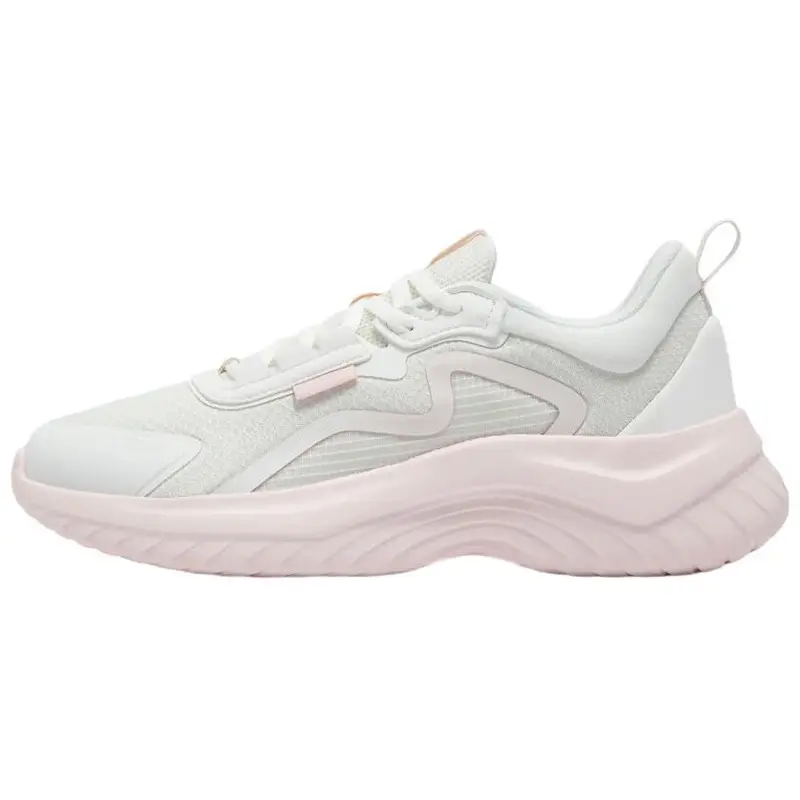 361° NFO Cushioning Wear-Resistant Low-Top Casual Running Shoes Women's White Pink