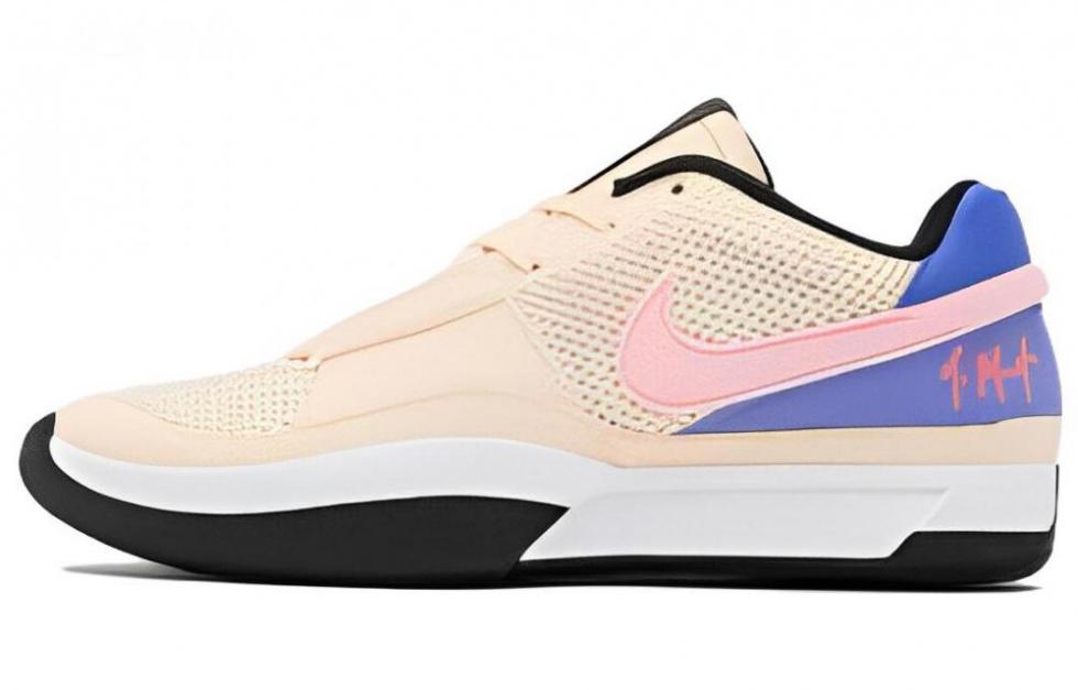 NIKE Ja 1 Баскетбольные кроссовки Low Top Бежево-розовый ПУРПУРНЫЙ Мужские
