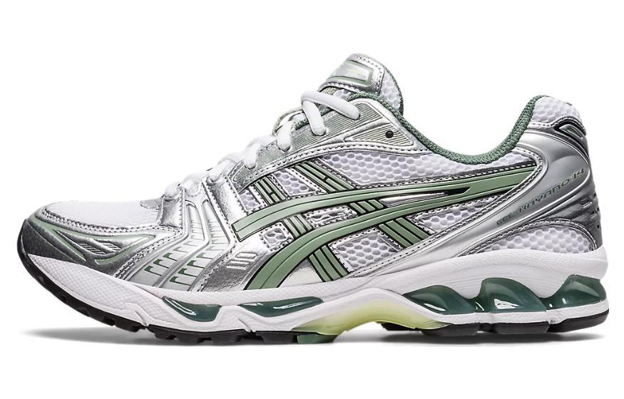 Asics Gel Kayano 14 White Pure Silver Slate Grey Sage