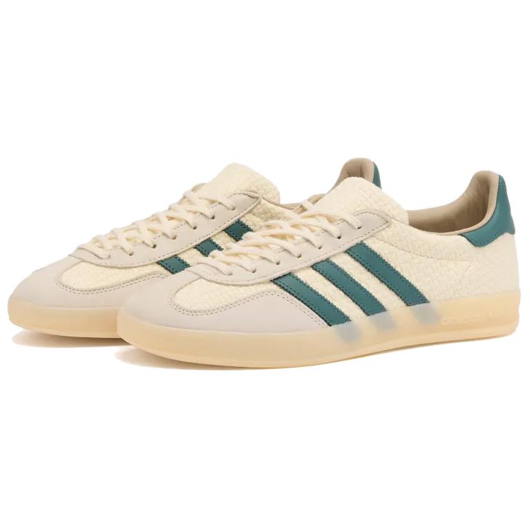 Adidas Gazelle Indoor 'Cotton Weave Pack   Cream Preloved Teal' купить в интернет-магазине Yoocart с быстрой доставкой по России.