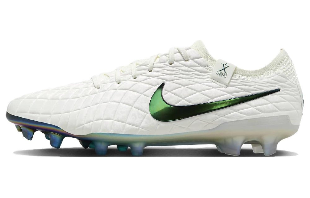 NIKE Jr Legend 10 Футбольные бутсы Низкие Бело-зеленые Мужские