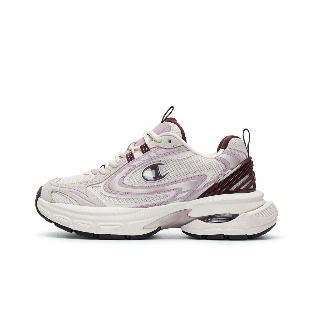 Champion Anti-Slip Wear-Resistant Low-Top Running Shoes Women's Dreamy Venice/Burgundy