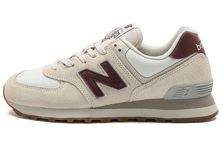 New Balance 574 Moonbeam Burgundy Women's