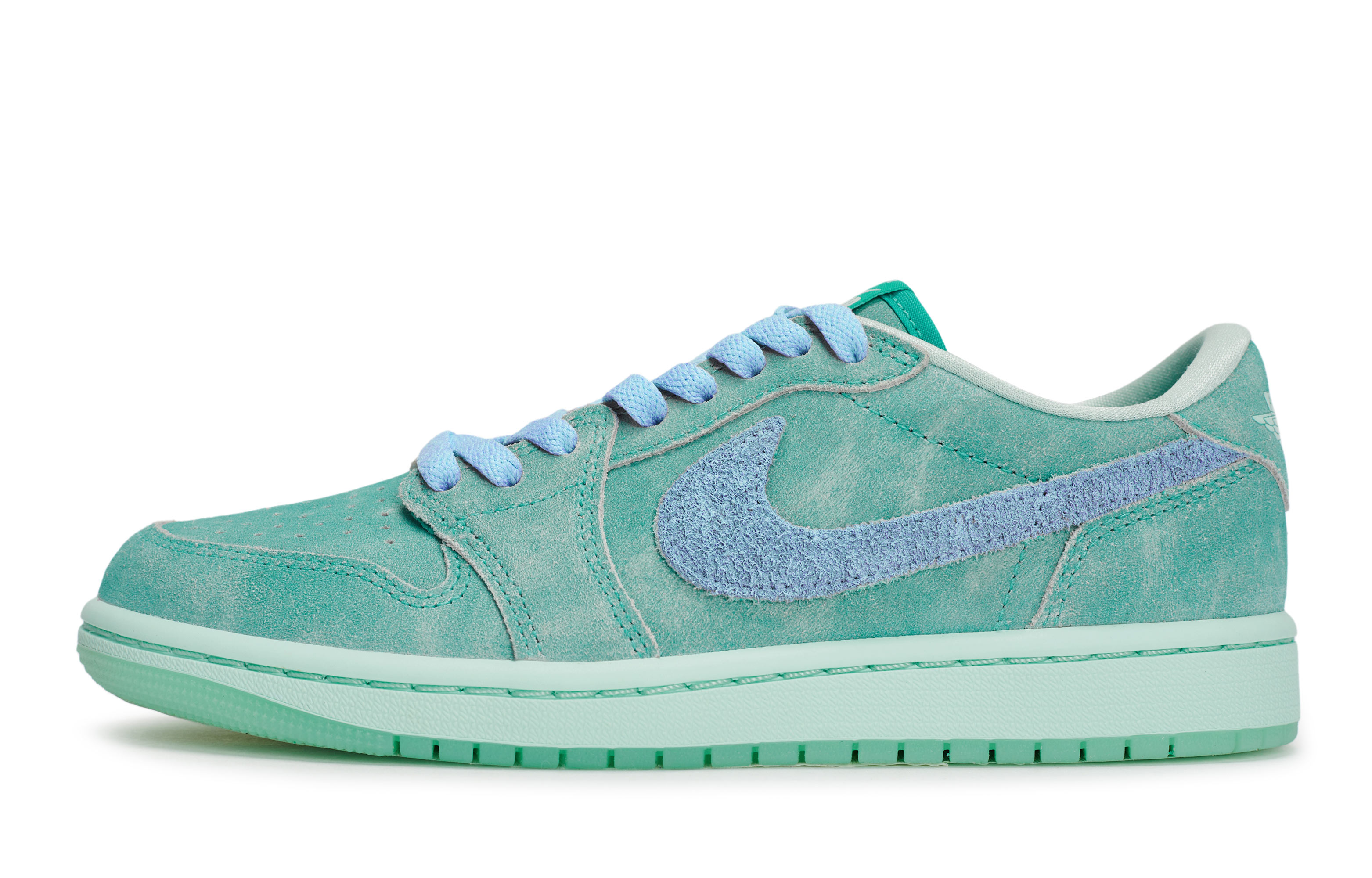 JORDAN Air Jordan 1 Vintage Basketball Shoes Women's Low top Blue/Green купить в интернет-магазине Yoocart с быстрой доставкой по России.