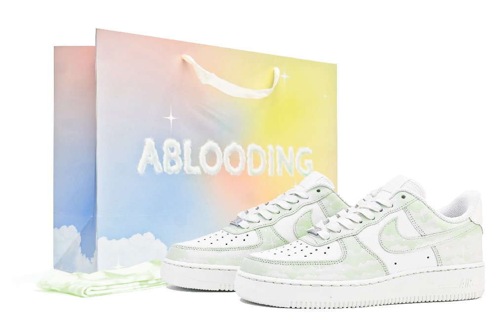Nike Air Force 1 Low ABLOODING Low-Top Skateboard Shoes Women's