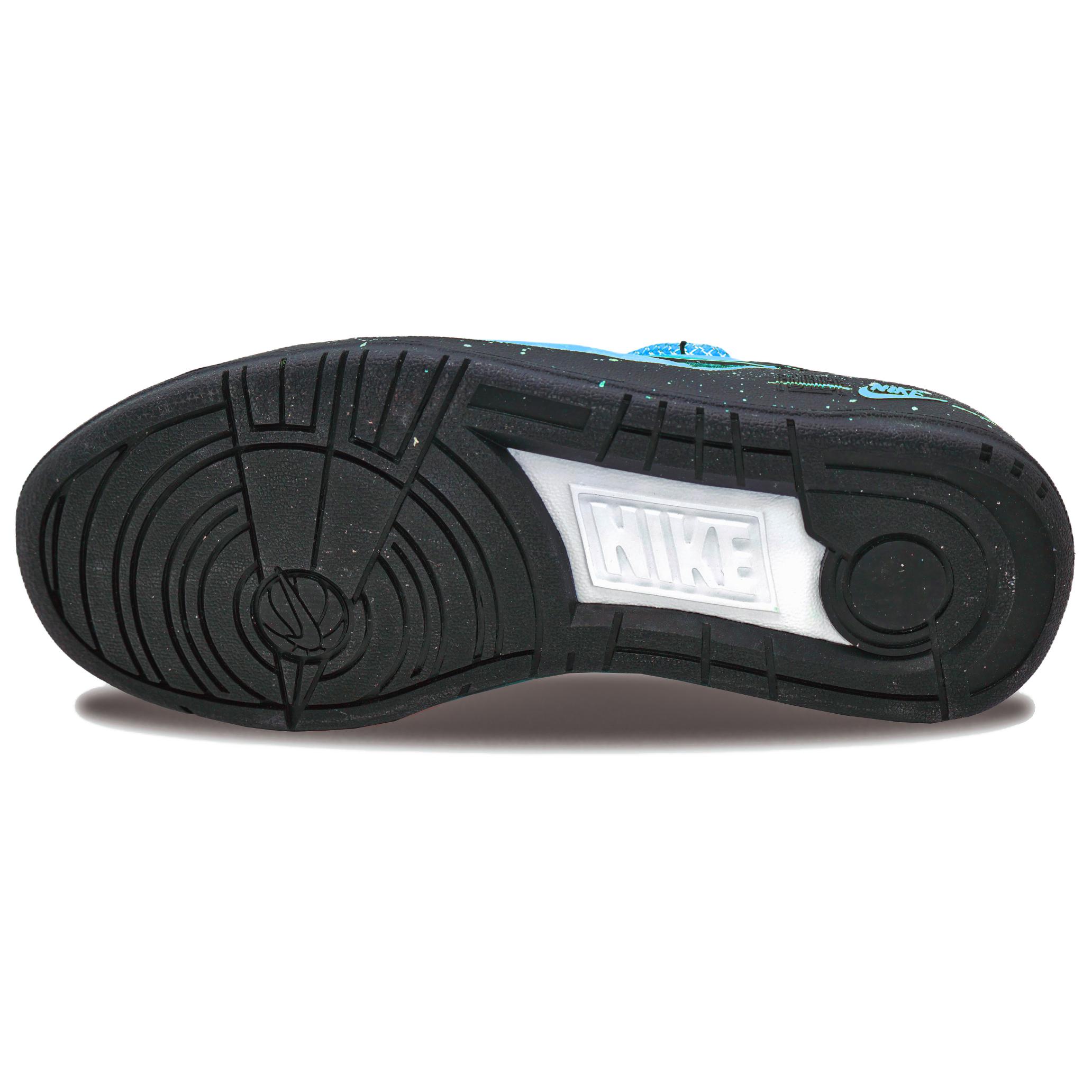 Nike Full Force Dark Night Lightning Abrasion Resistant Low Top Skateboard Shoes Unisex Black Blue купить в интернет-магазине Yoocart с быстрой доставкой по России.