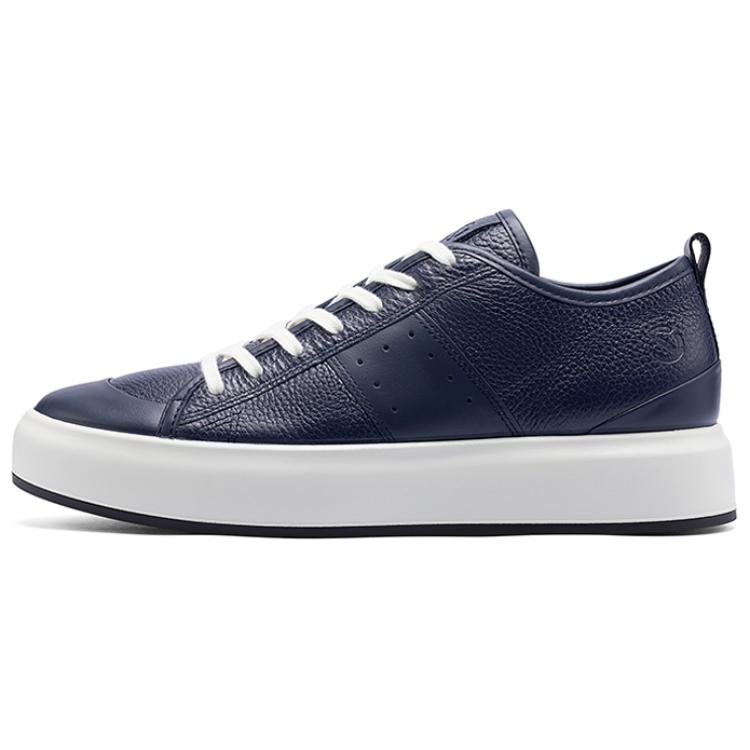 Ecco Low-Top Skateboard Shoes Men's Blue
