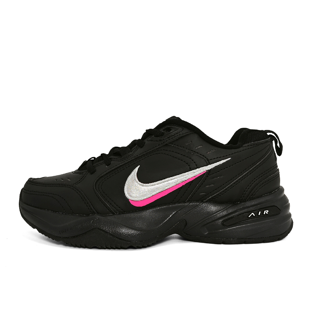 Nike Air Monarch 4 City Of Joy Abrasion Resistant Slip Resistant Low Top Chunky Sneakers Unisex Black Pink