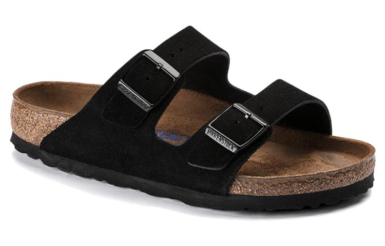 Birkenstock Arizona Soft Footbed Suede 'Black' купить в интернет-магазине Yoocart с быстрой доставкой по России.