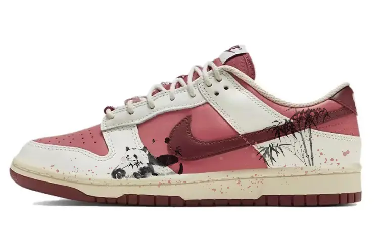 Nike Dunk Anti-Slip Wear-Resistant Low-Top Skateboard Shoes Unisex White Green