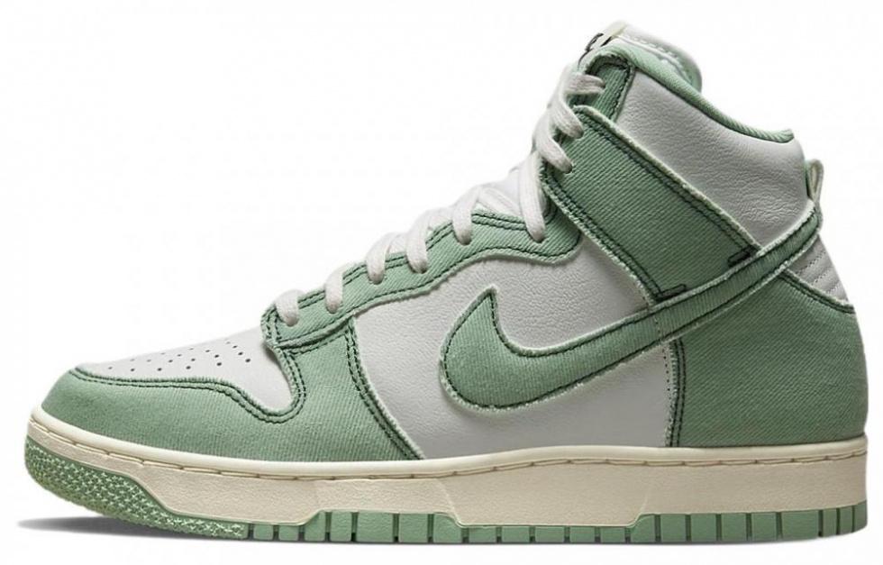 Nike Dunk High 1985 Enamel Green Denim Women's