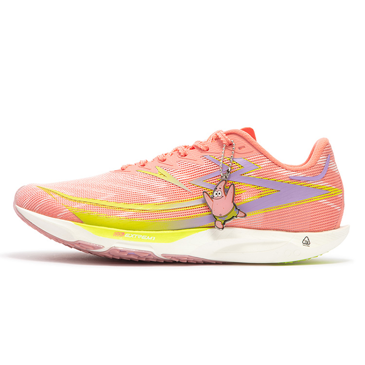 361° Speed Future Cushioning Anti-Slip And Wear-Resistant Low-Top Full-Length Carbon Plate Running Shoes Unisex Pink