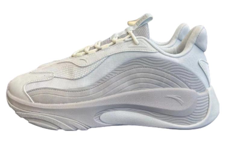 Anta Wear-Resistant Low-Top Casual Shoes Unisex White