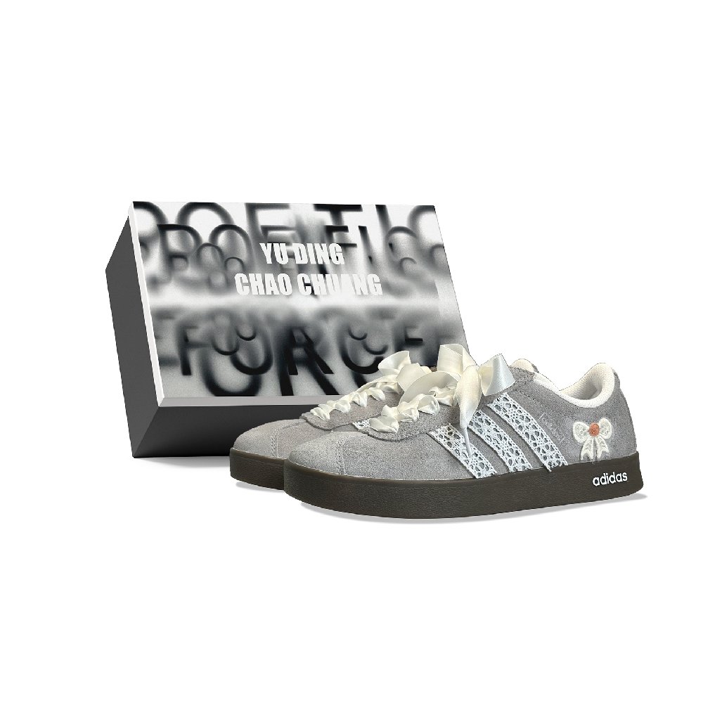 Adidas VL COURT 2.0 YDCC Box Cushioning, Wear Resistant Low Top Skateboard Shoes Unisex Gray