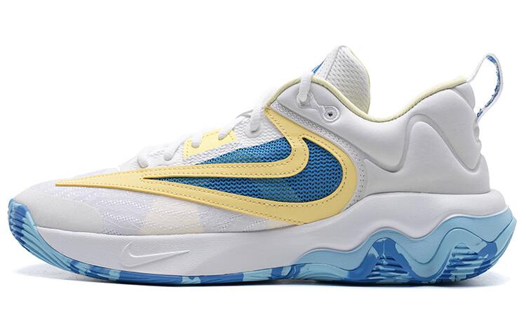 NIKE Giannis Immortality Баскетбольные кроссовки Low Top Белый и синий цвет Унисекс