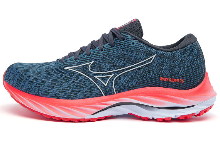 Mizuno Wave Rider 26 'Navy Teal Bright Orange'